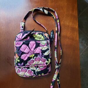 Vera Bradley Retired Pirouette Pink Satchel Crossbody